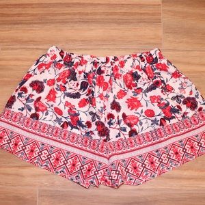 Floral shorts!